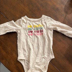 Cute Cream Kids One Piece